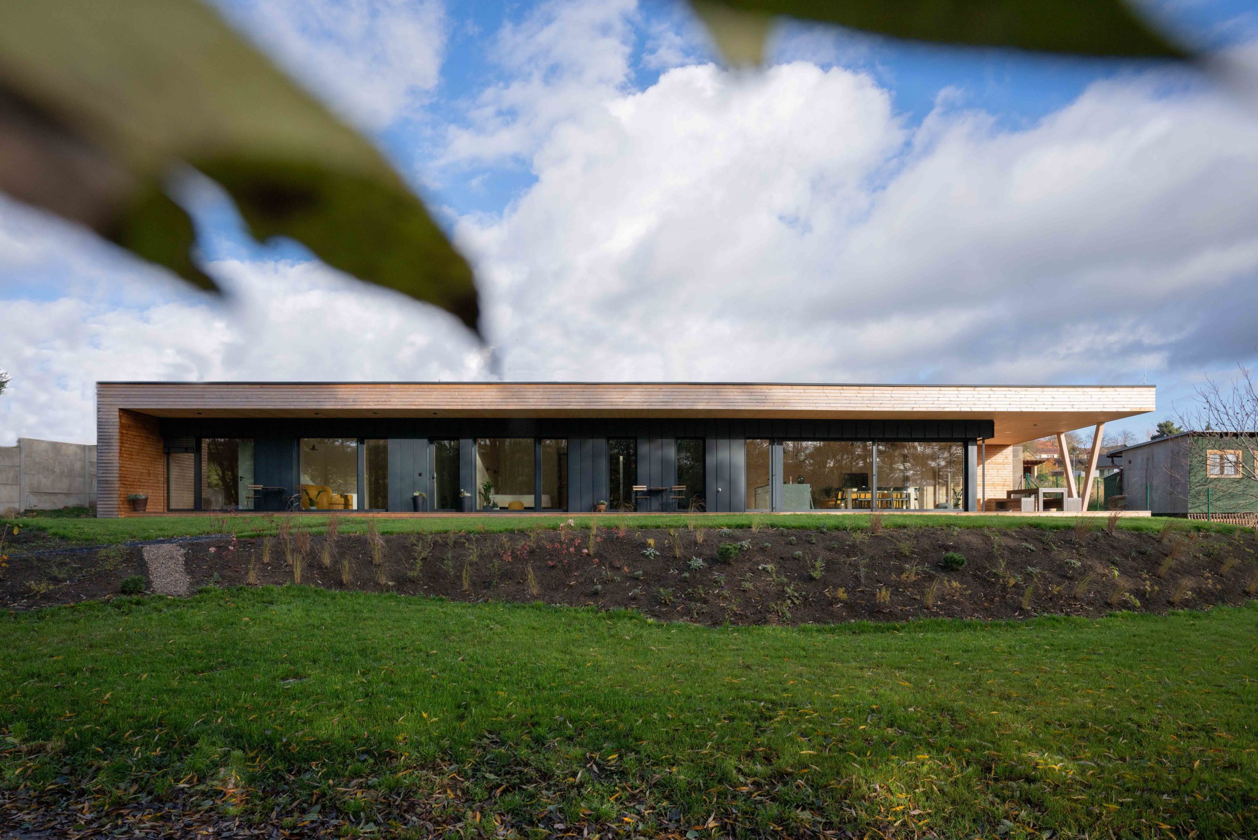 Vzorový dům Housenka od firmy 3AE v Čakově.