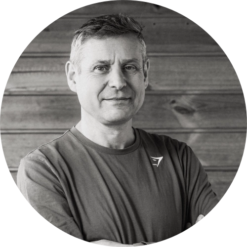 Václav Pinďák, zakladatel a obchodní manažer 3AE – černobílý portrét.